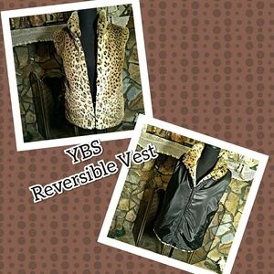 YBS Reversible Faux Fur Vest